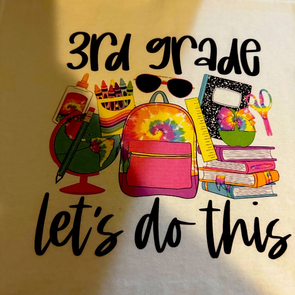 Back to school kids shirts